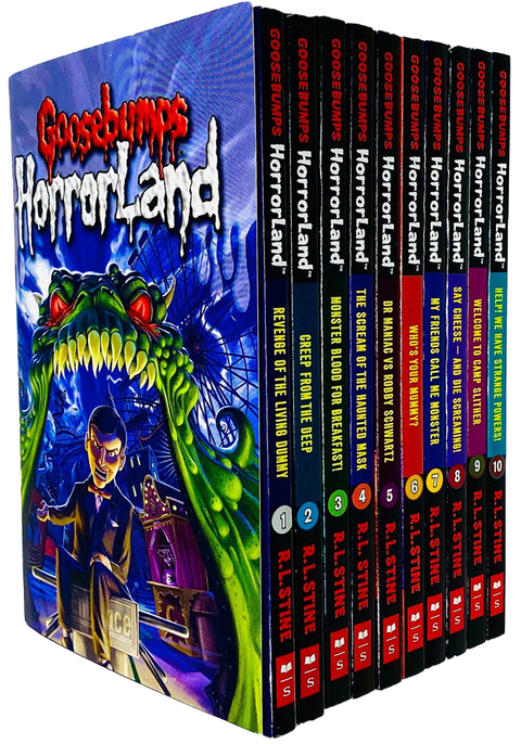 oosebumps Horrorland Series Collection R L Stine 10 Books Se